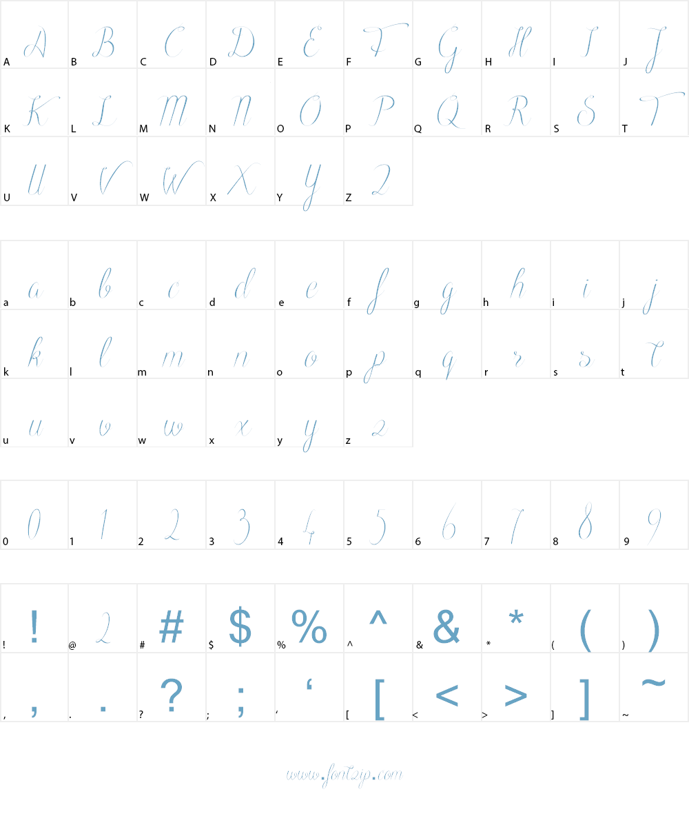 Black Olives Font Character